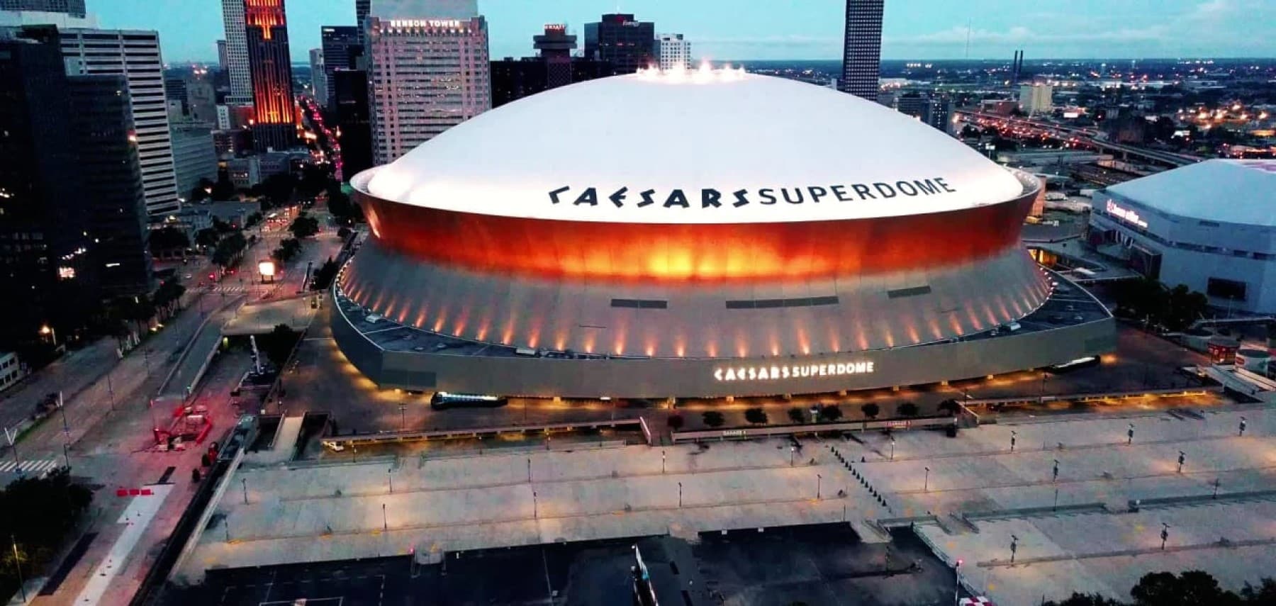 Louisiane Caesars Superdome 1800
