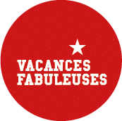 logo Vacances Fabuleuses sur rond rouge