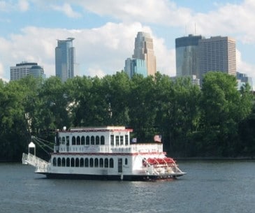 Image : Bateau sur les fleuves Mississippi & St Croix