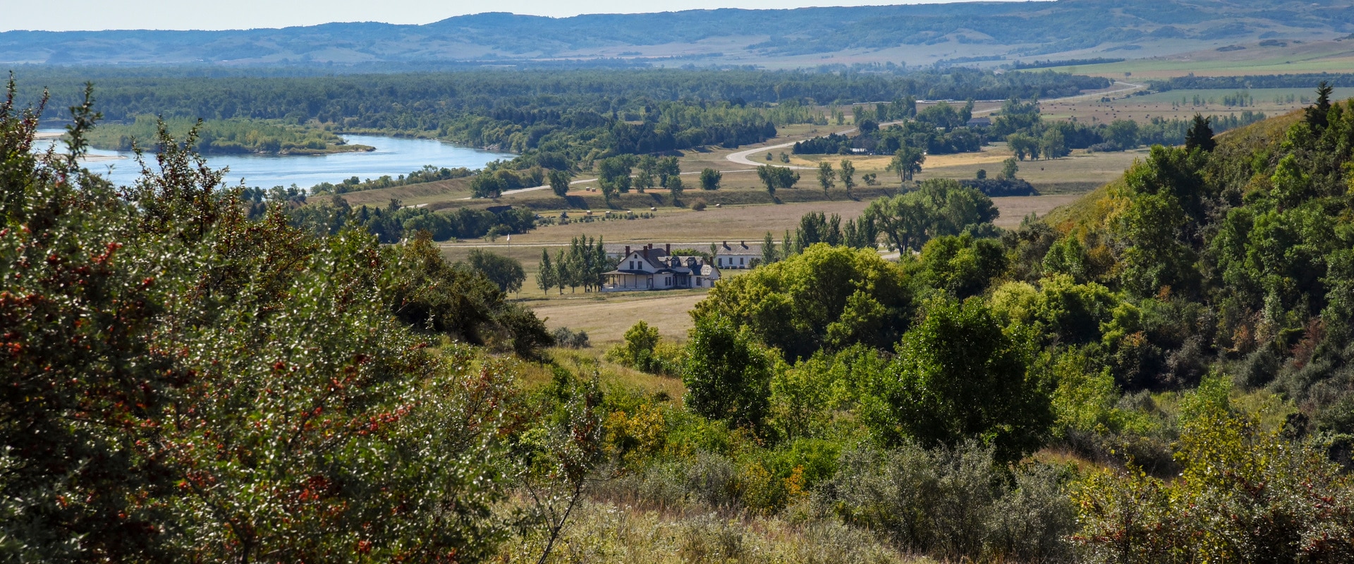 Overlooking the Custer House