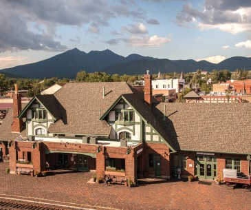 Image : Le centre-ville de Flagstaff