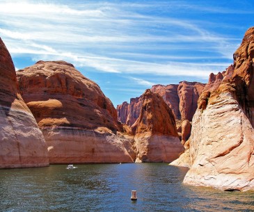 Image : Location de bateau sur le lac Powell
