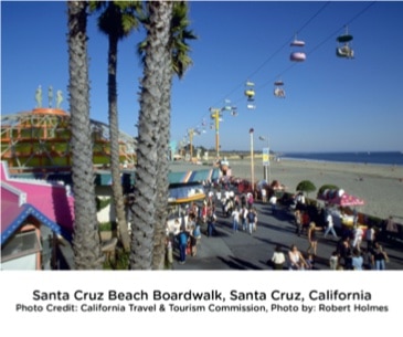Image : Santa Cruz Beach Board Boardwalk