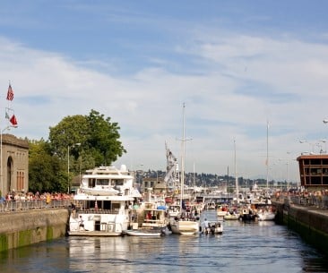 Image : Les écluses de Ballard