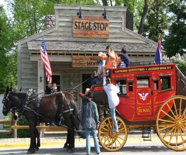 Image : Le centre-ville de Jackson Hole