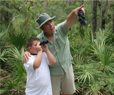Image : L'observation des oiseaux à Audubon Bird Sanctuary