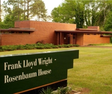 Image : Frank Lloyd Wright Rosenbaum House Museum