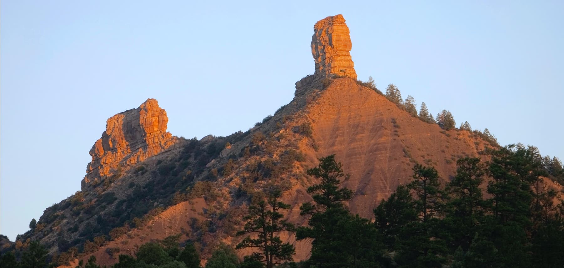 Chimney Rock in Southwest Colorado