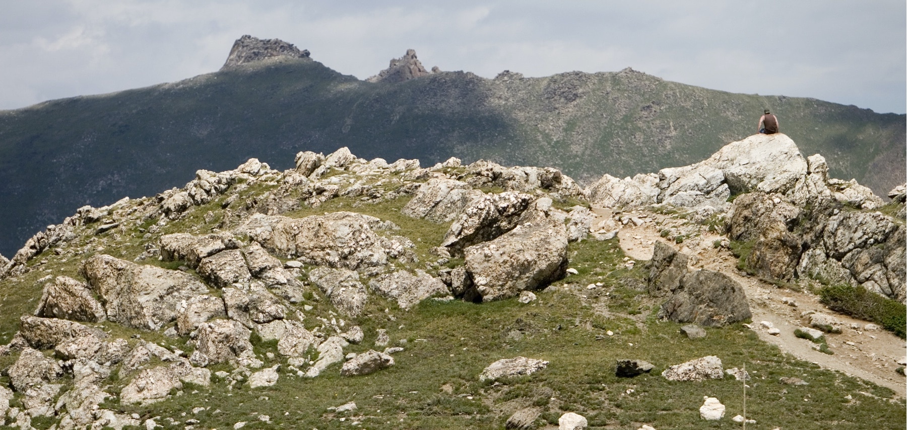 Near the highest point in Rocky Mountain National Park