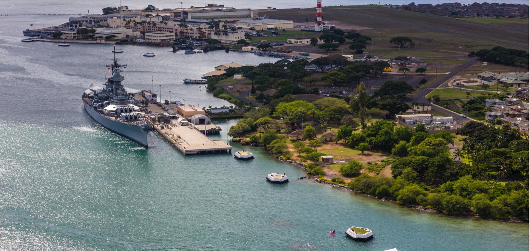 Battleship Missouri and USS Arizona memorials