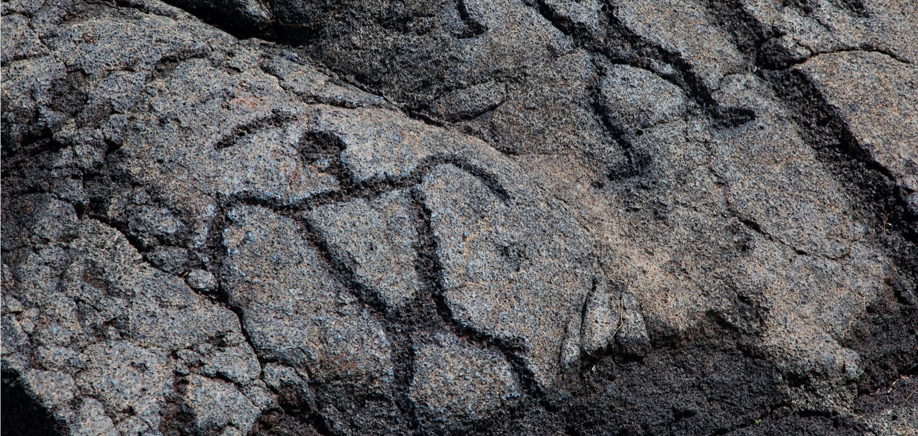 Pair of kii pohaku (petroglyph)