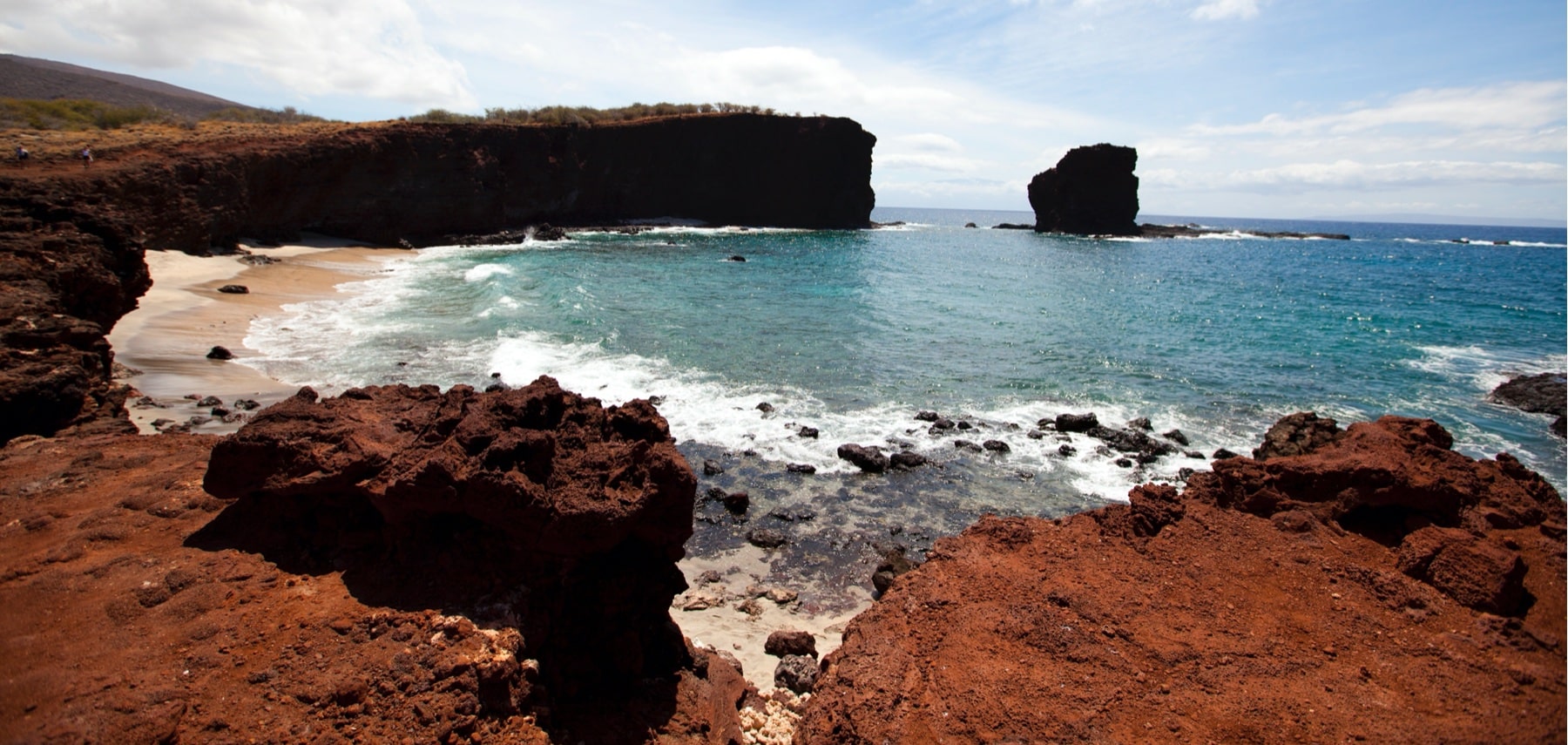 Puu Pehe in the distance