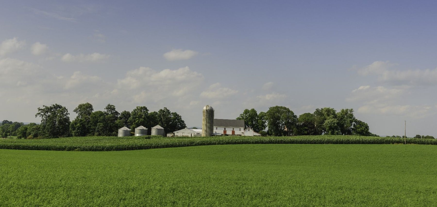 Lancaster County countryside 1800