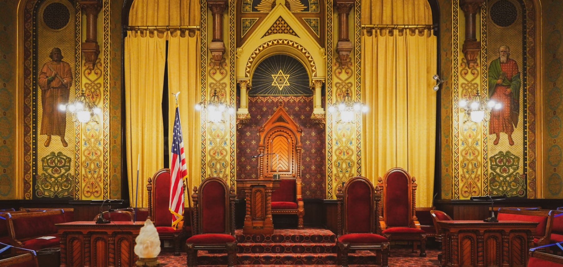 Masonic Temple in Philadelphia 1800