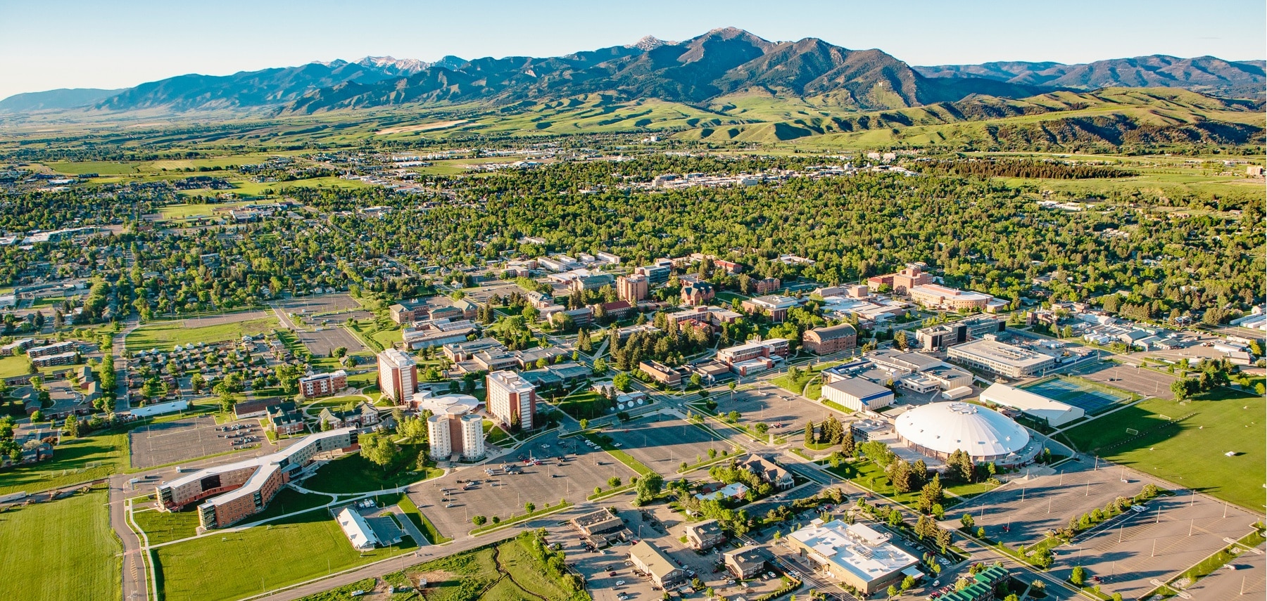 Montana State University Campus Aerials