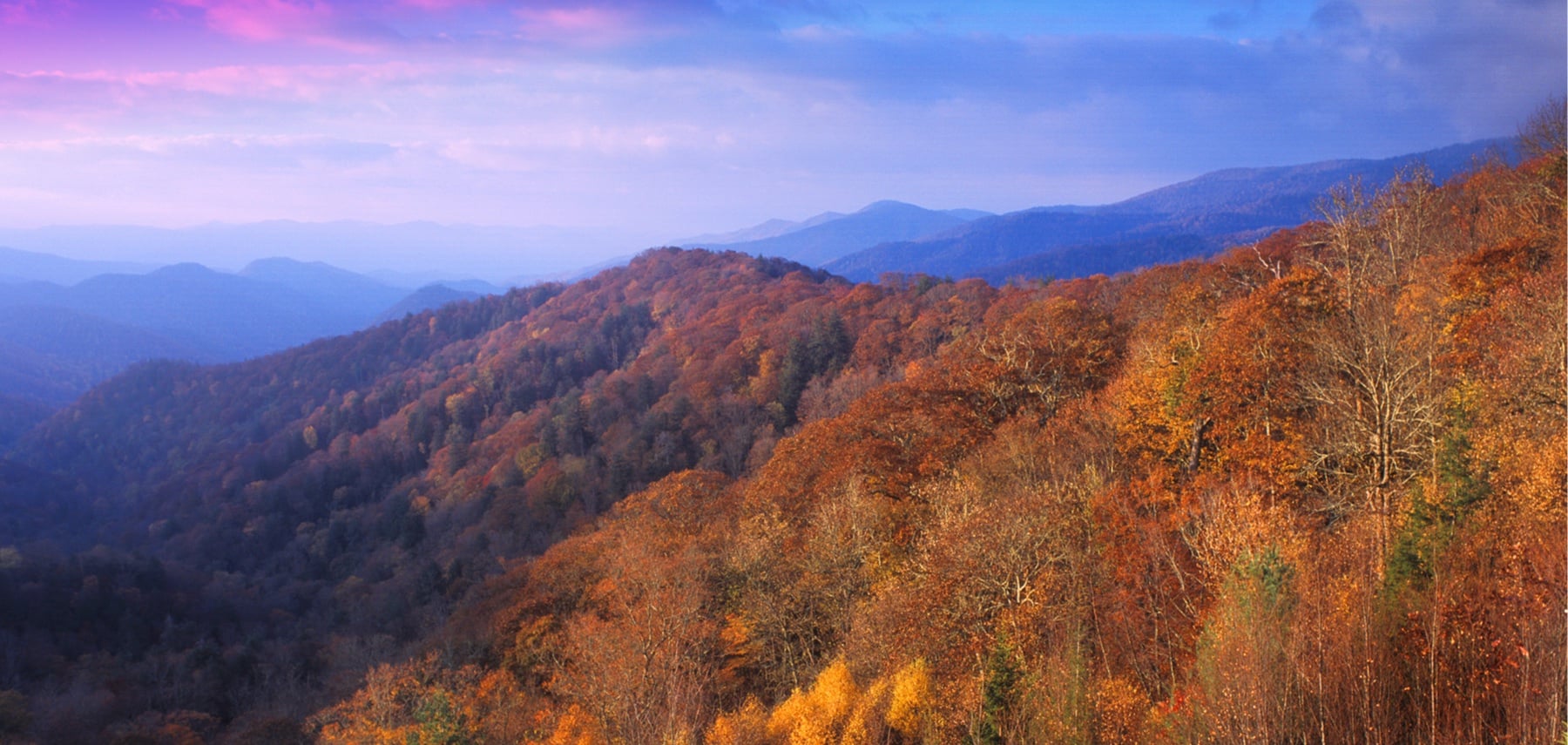Newfound Gap in the Great Smoky Mountains National Park
