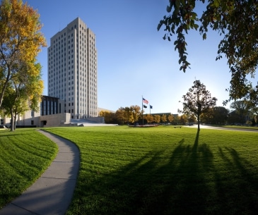 Image : Le capitole d'Etat du Dakota du Nord