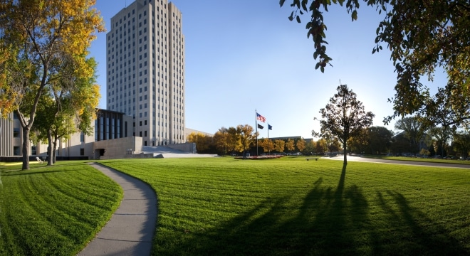Image : Le capitole d'Etat du Dakota du Nord