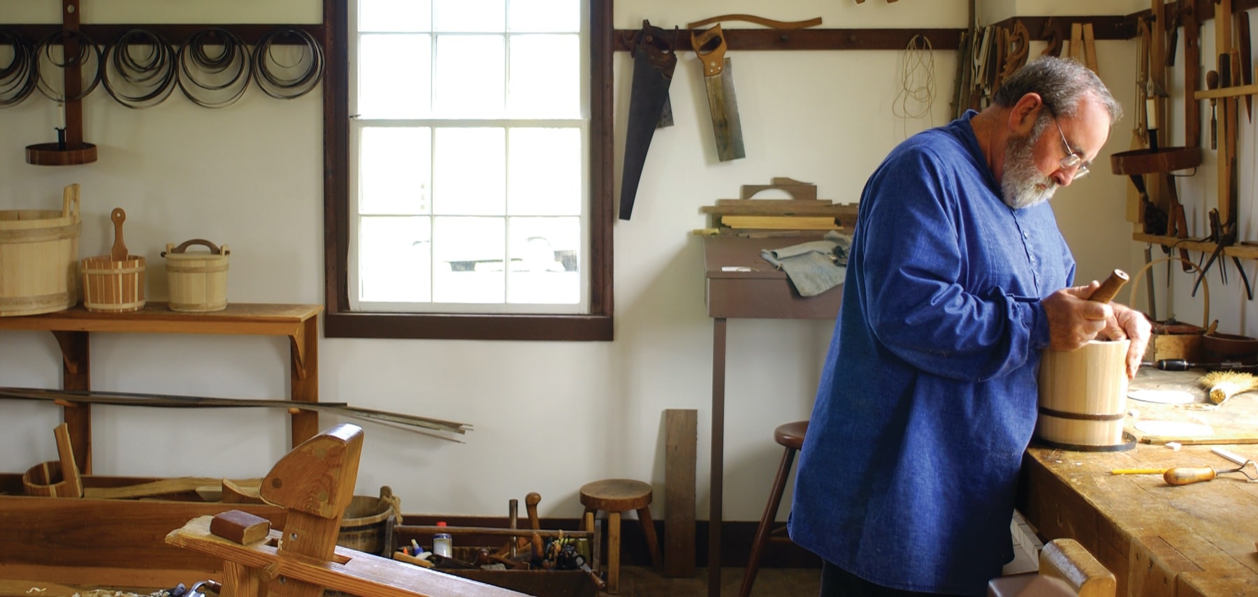 Kentucky-Shaker-Village-Woodworking