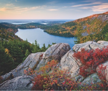 Image : Le Fall Foliage du Maine