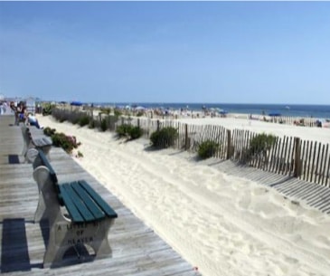 Image : Les plages d'Atlantic City