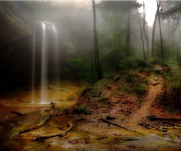 Image : Hocking Hills Cave Park