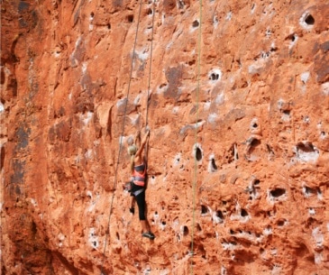 Image : Escalade à Zion Ntl Park