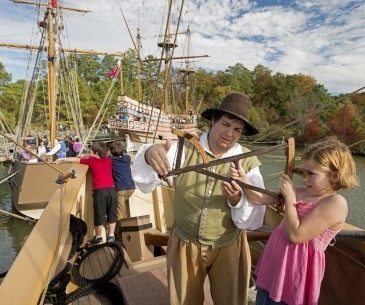 Image : L'implantation coloniale de Jamestown