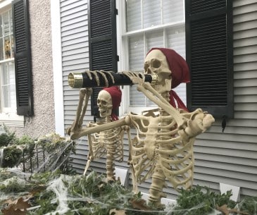 Image : Décor d’Halloween à Washington DC