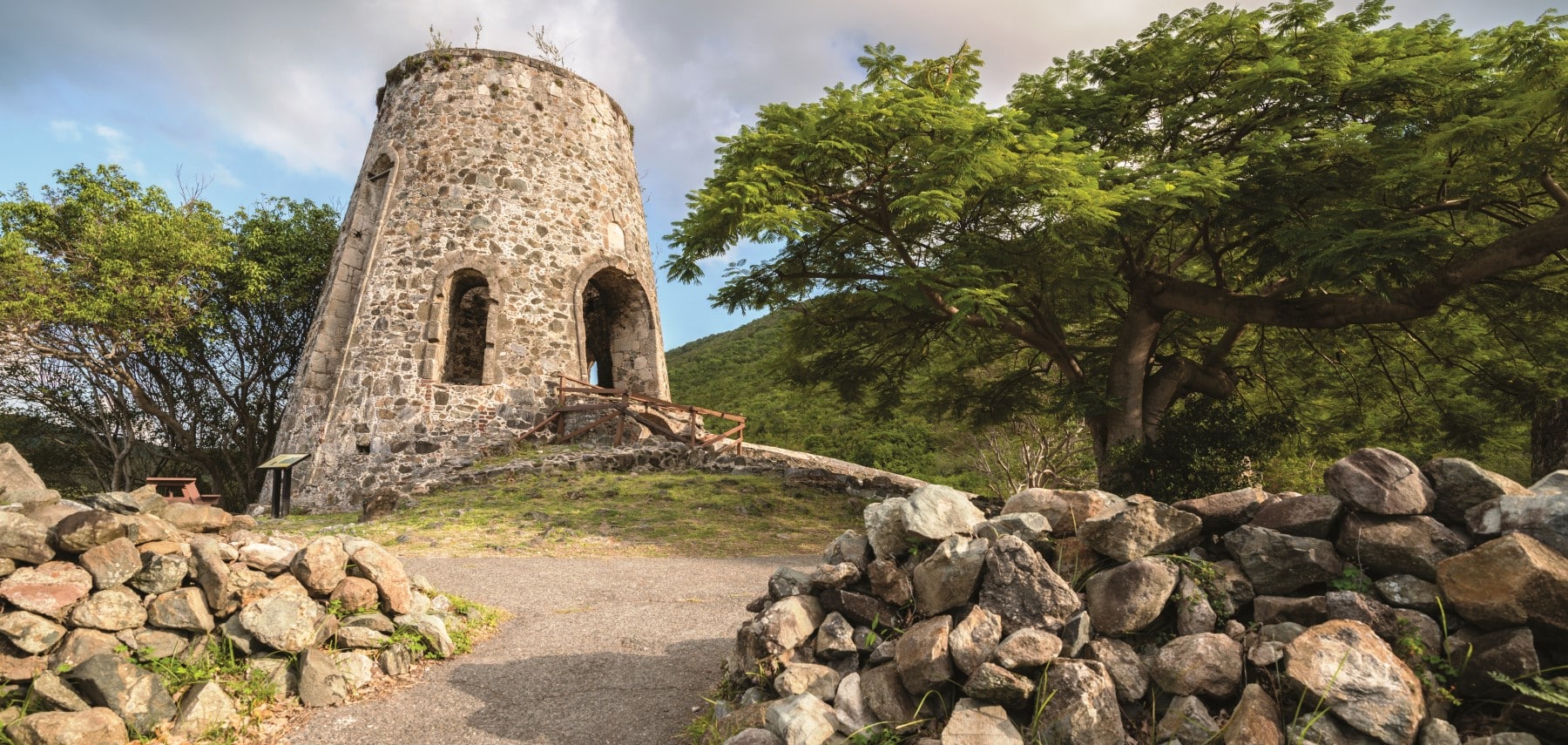 Iles Vierges americaines - St Croix - Annaberg plantation 1800