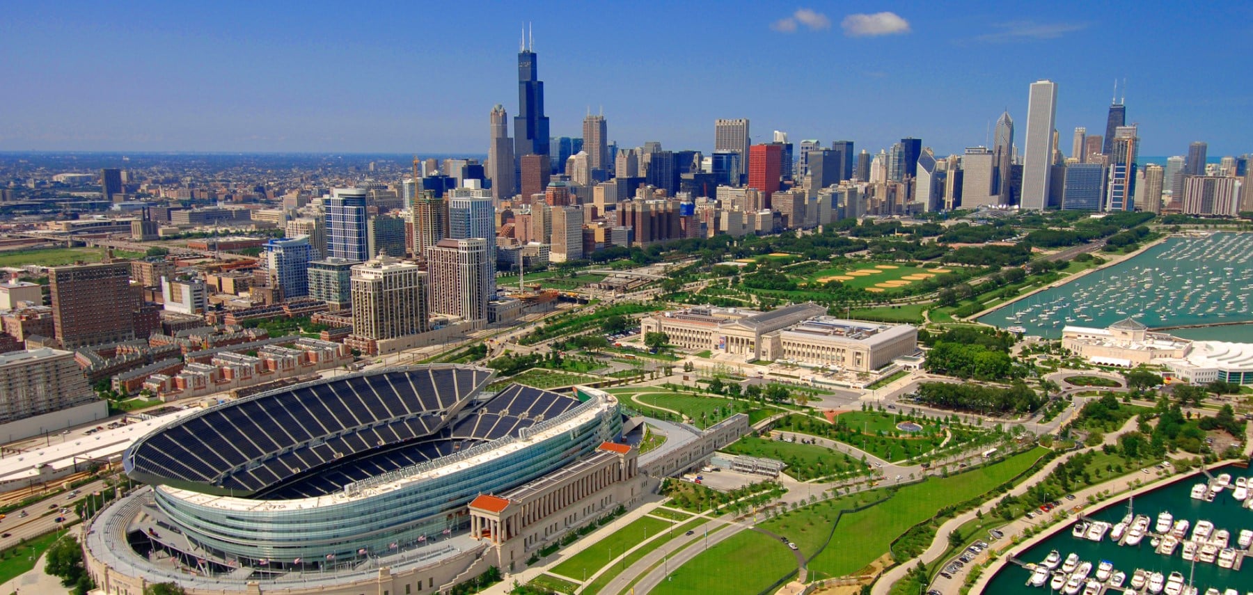 Chicago CC Skyline Soldier Field 1800