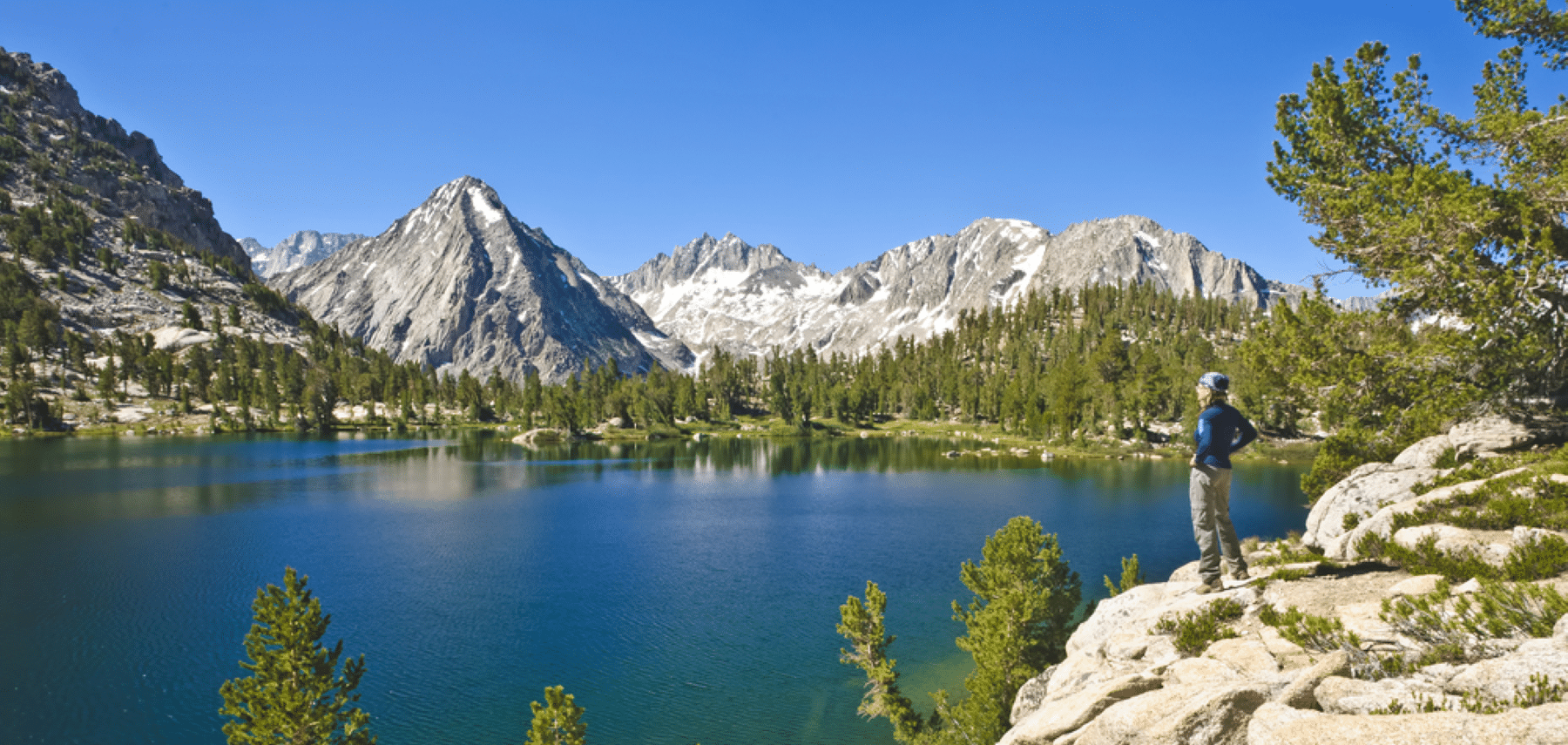 High Sierra Landcape in Kings Canyon National Park, Californie 1800X855