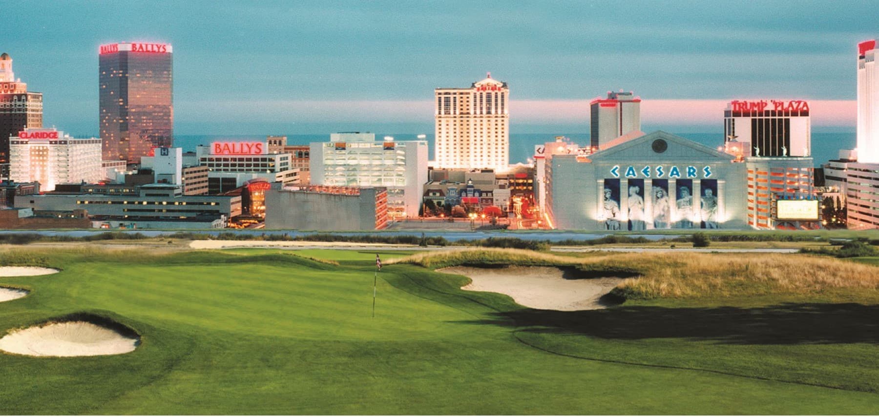 New-Jersey-AtlanticCity-AtlanticCityConventionandVisitorsAuthority-Brigantine-Links-golf-course-with-Skyline 1800