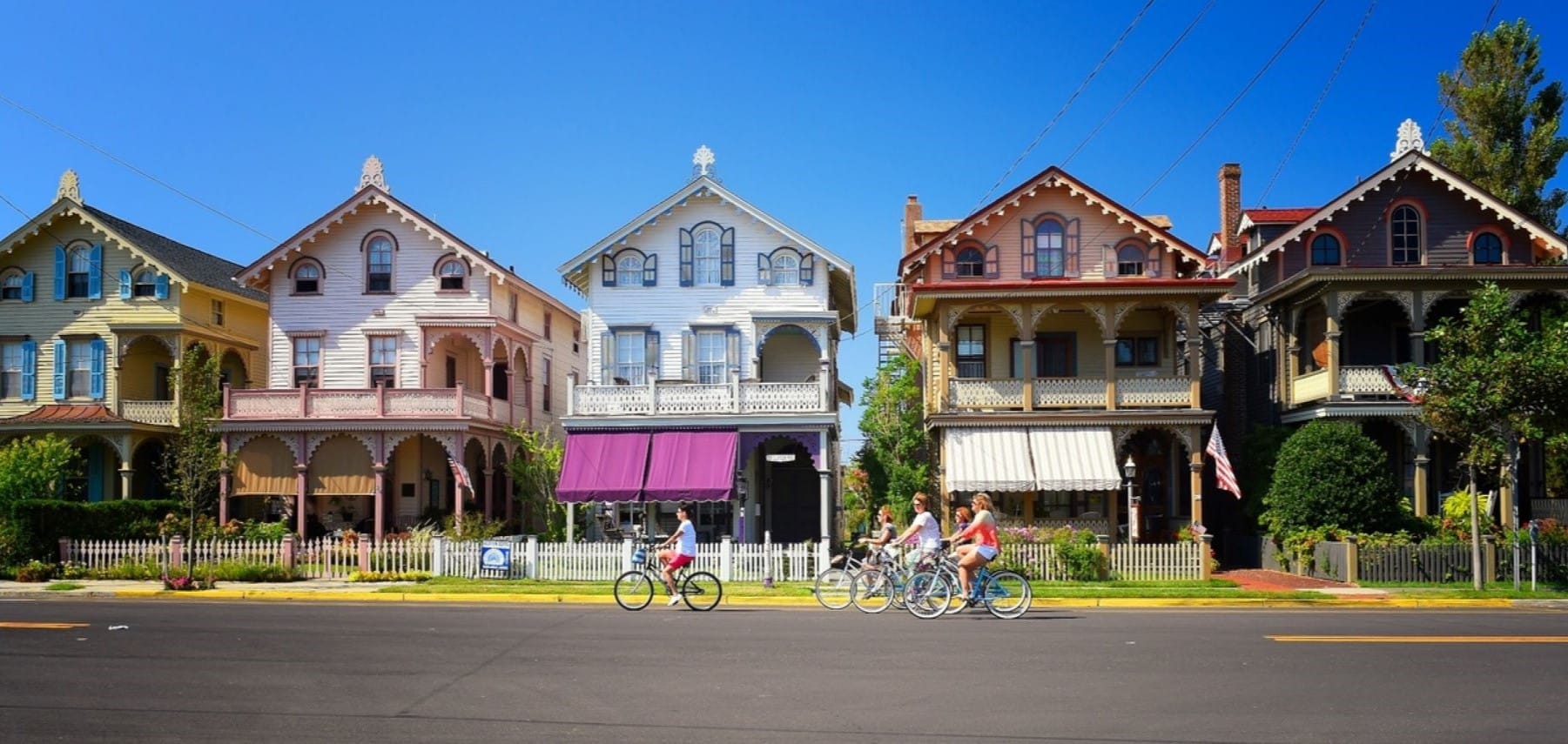 Victorian Houses in Cape May, NJ Photo Credit to Cape May County, NJ Department of Tourism 1800