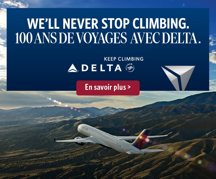 Publicité pour Delta Juillet 25