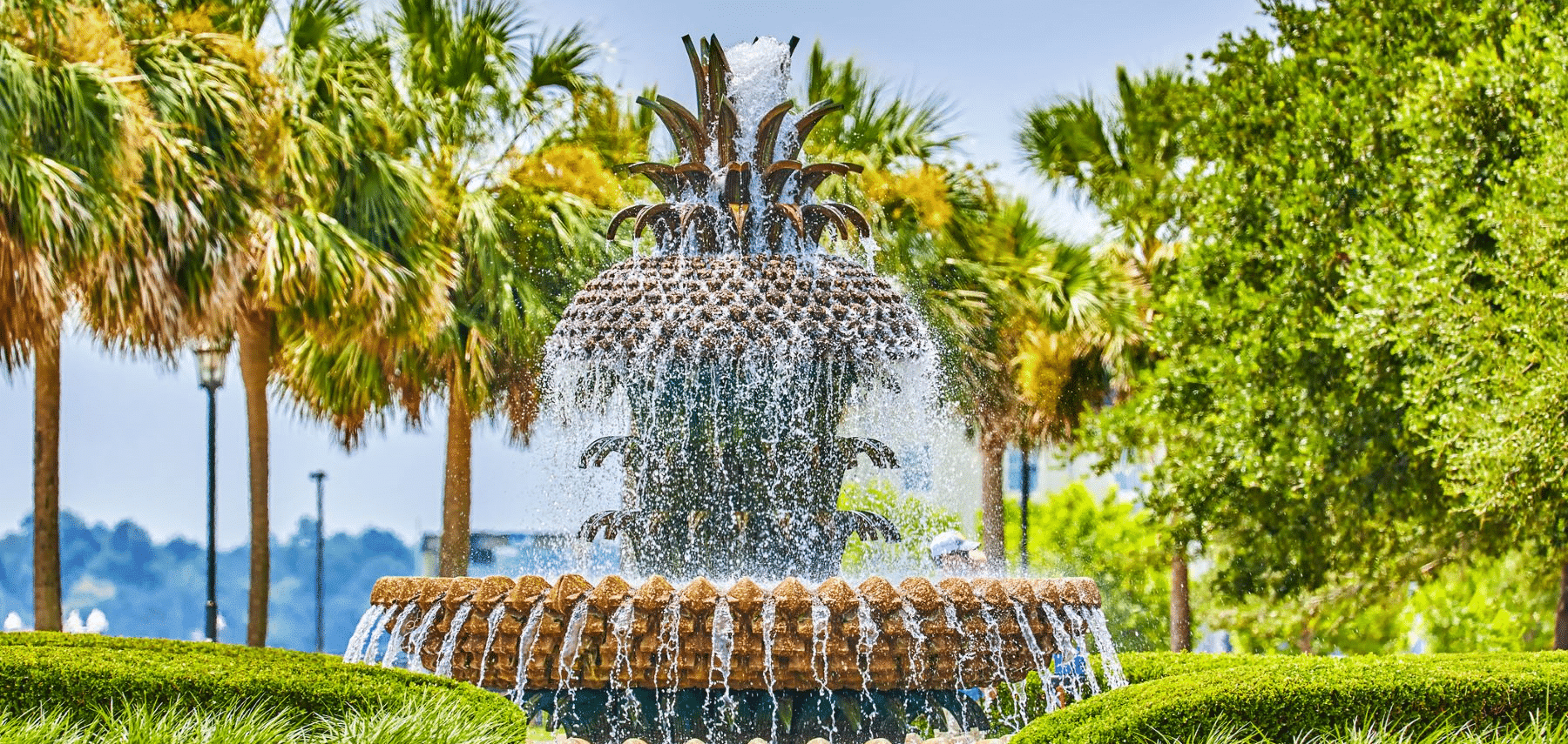 Caroline du Sud - Pineapple Fountain -Charleston (large) 1800 855