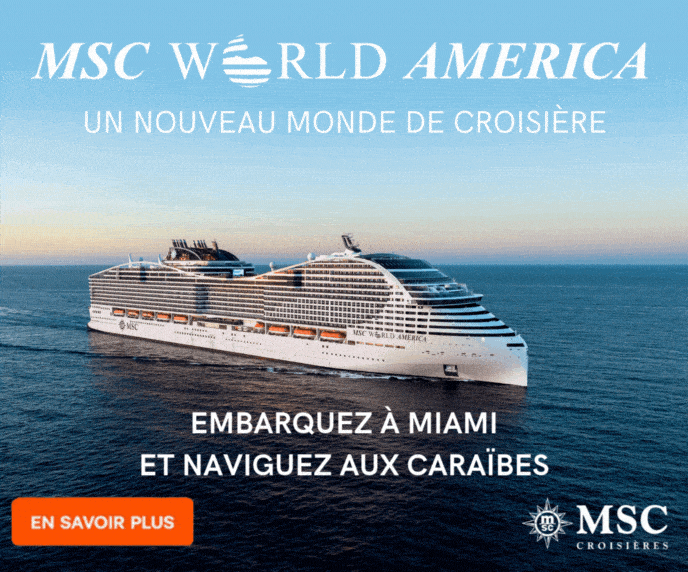 Publicité pour MSC Carré mai-juillet