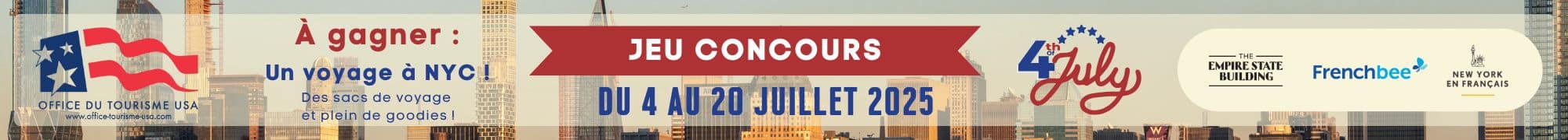 Publicité : Concours Independence Day 25 Bannière