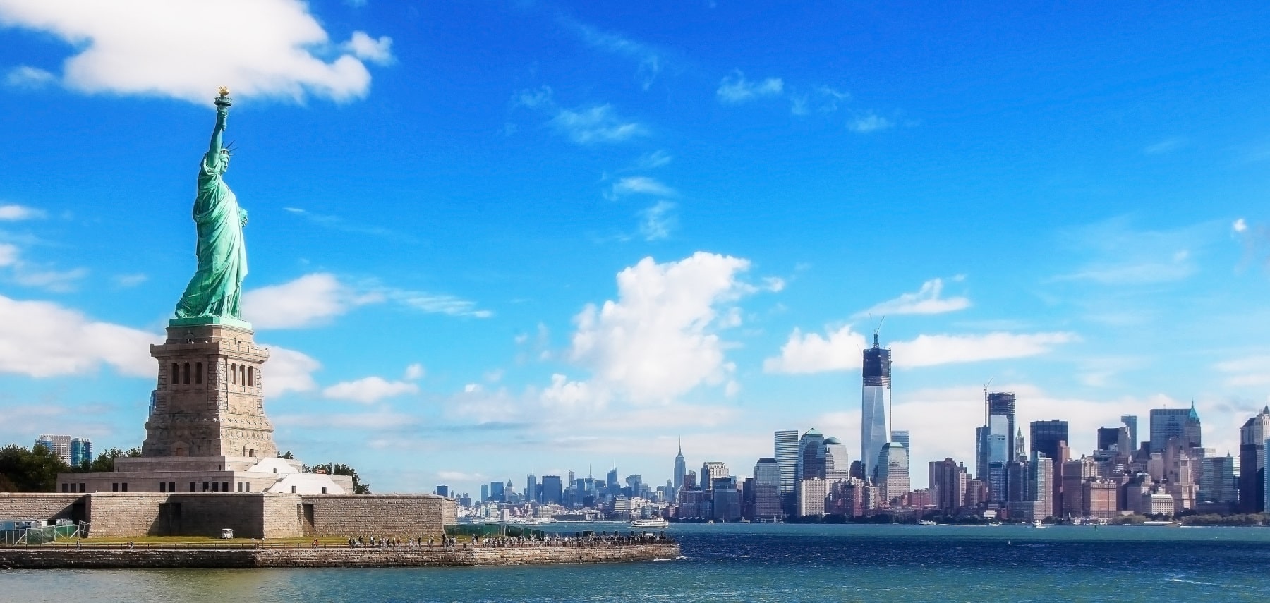 Panorama on Manhattan, New York