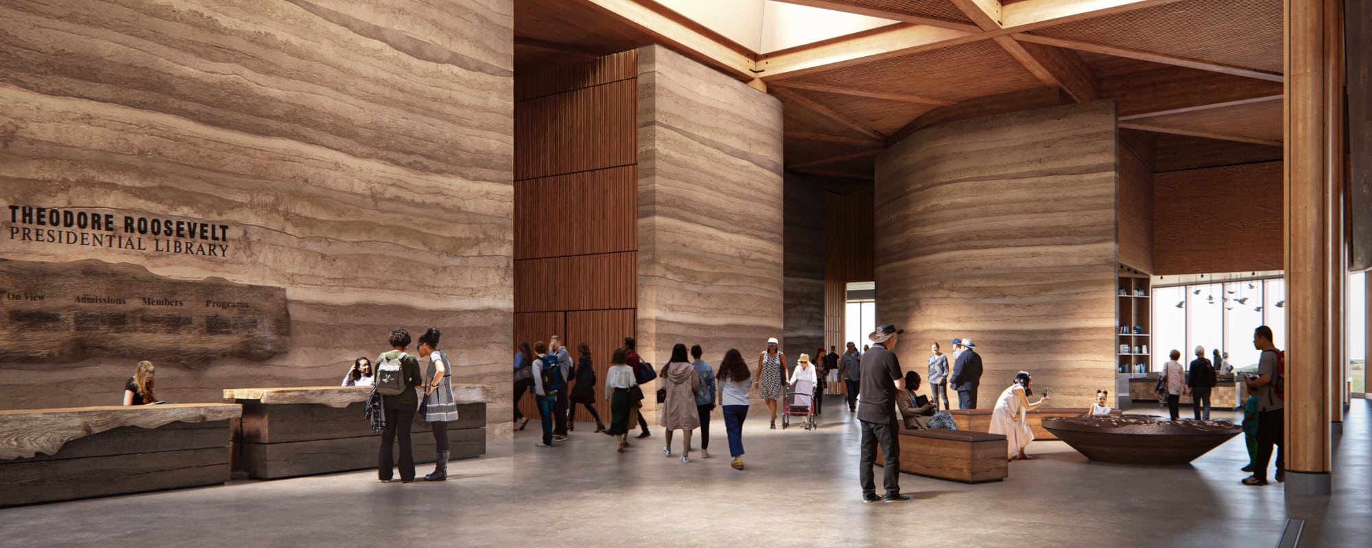Theodore Roosevelt Presidential Library Renderings
