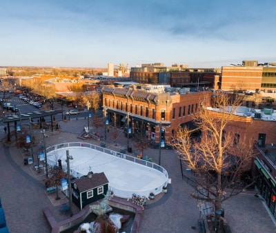 Image : Le centre-ville de Fort Collins