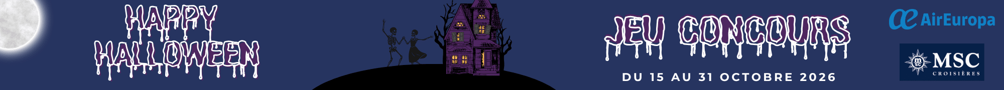 Publicité : Bannière Halloween 26